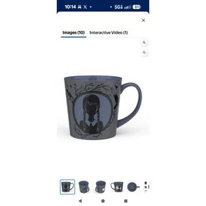 ✨NEW Wednesday Addams Nevermore Academy Coffee Cup Mug with Enid by Zak Designs✨